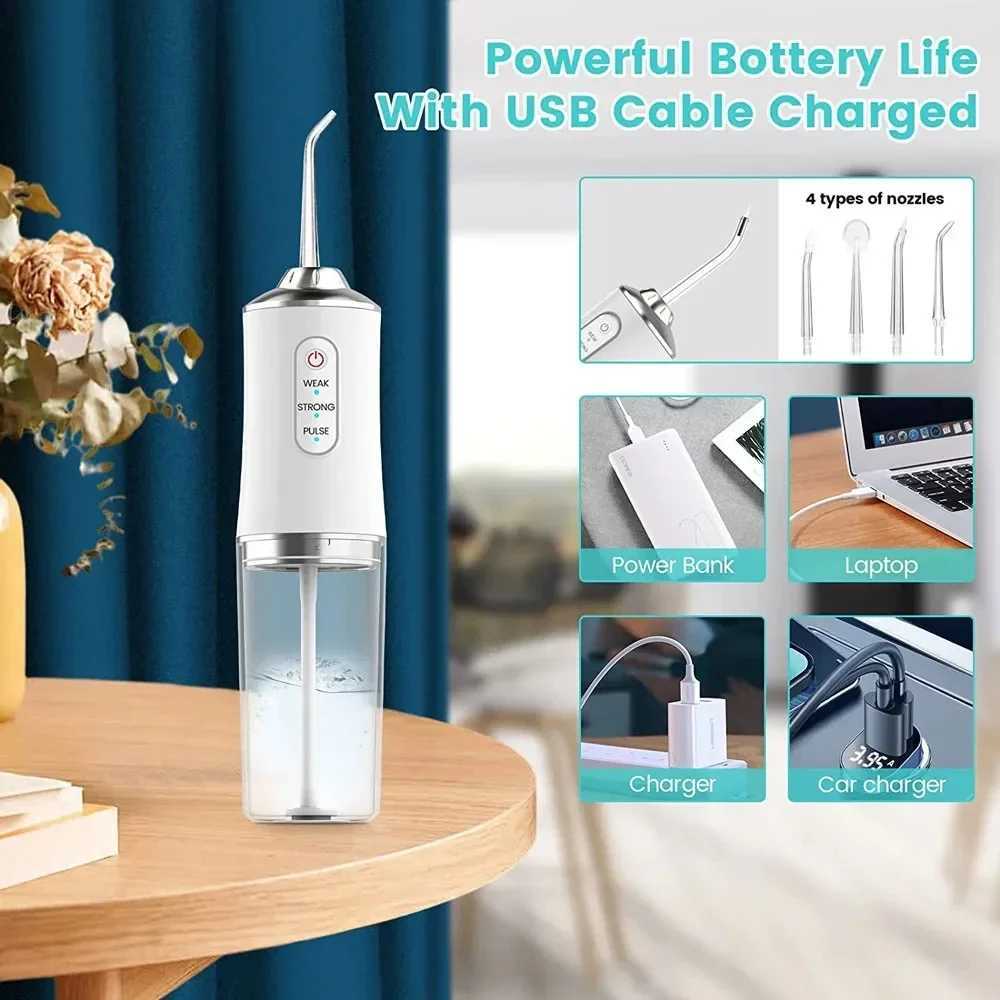 Portable USB dental irrigator sonic electric dental scale - an oral hygiene tool for calculus stains and tartar removal M250408