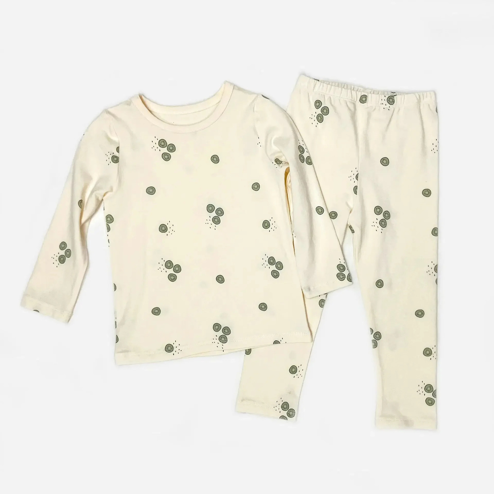 1-6T Toddler Kid Baby Boy Girl Clothes Set Cotton Infant Homewear Casual Top Pant Suit Childrens 2pcs Pajamas Set Outfit 250407