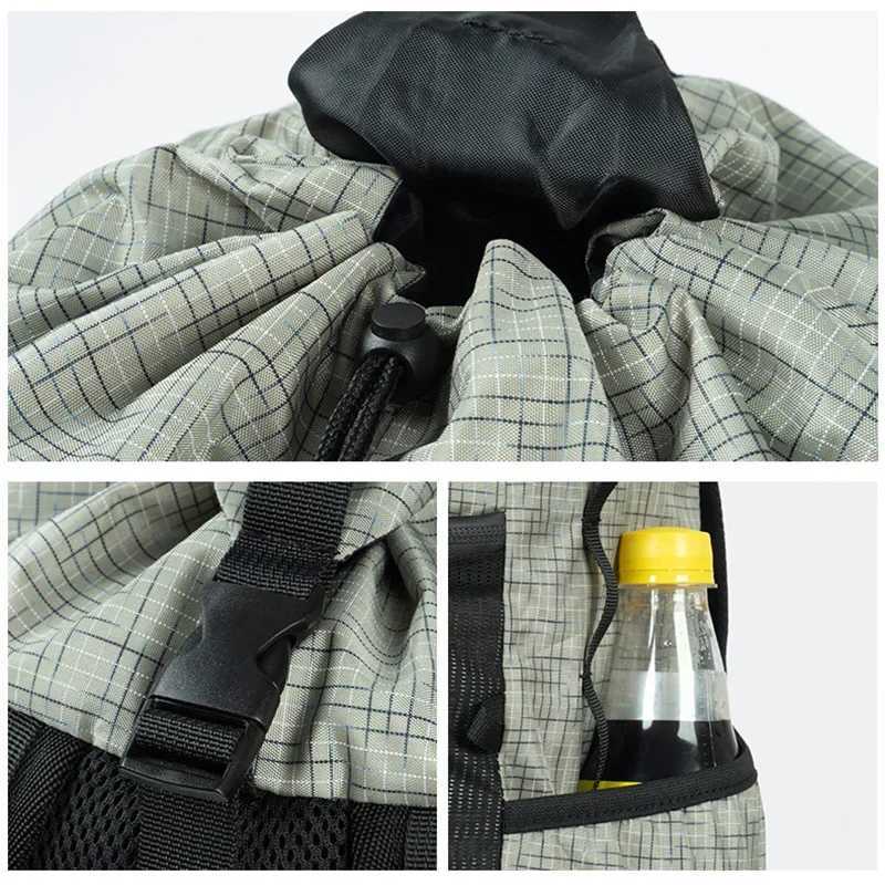 Camping Backpack Outdoor Sport Man Travel Hiking foldable Bag Climbing Mountaineering Man Lightweight Trekking Storage BagsC250407