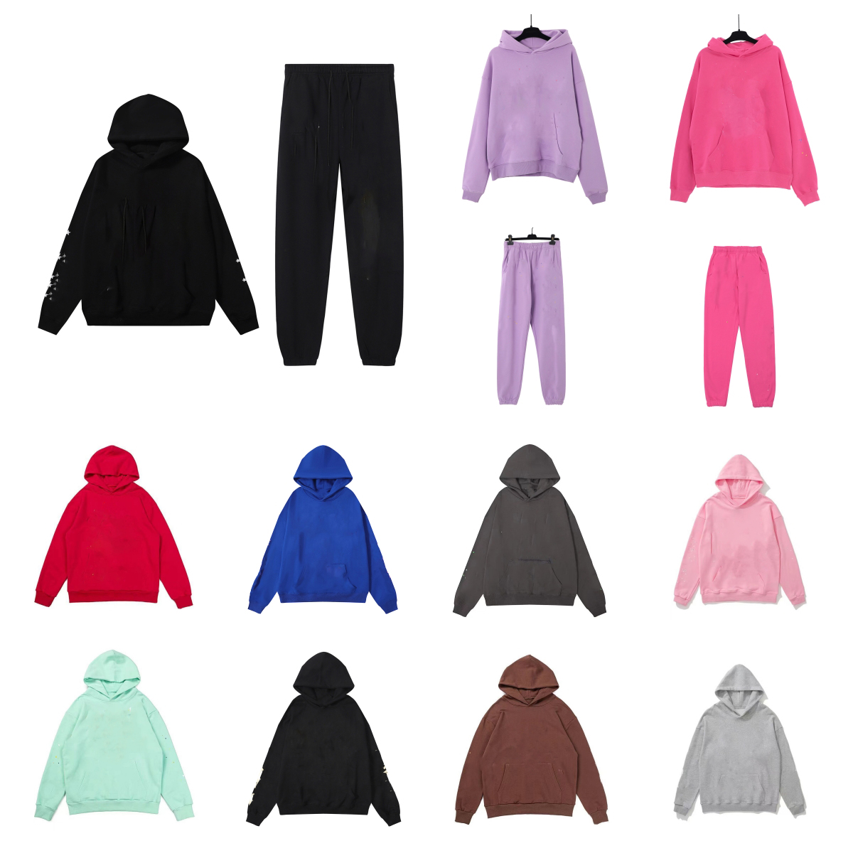 designer mens hoodie Young Thug hoodies sweatshirt hip hop sports pants womens foam letter printing sweatshirts pants web puff printed y2k hoodies