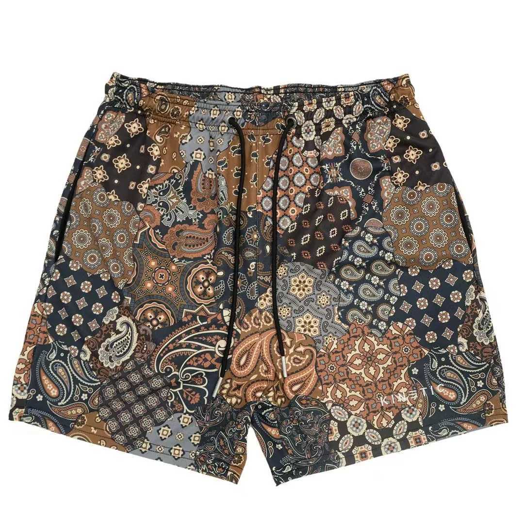 KINETIC basic shorts new mens casual shorts fitness shorts summer gym workout mens classic gym net shortsXJ250407