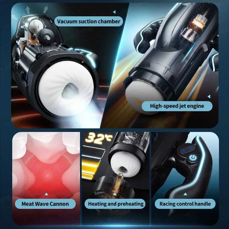 New Leten Automatic Remote Heat Absorption Intelligent Male Masturbation Cup Sex ToyW250408