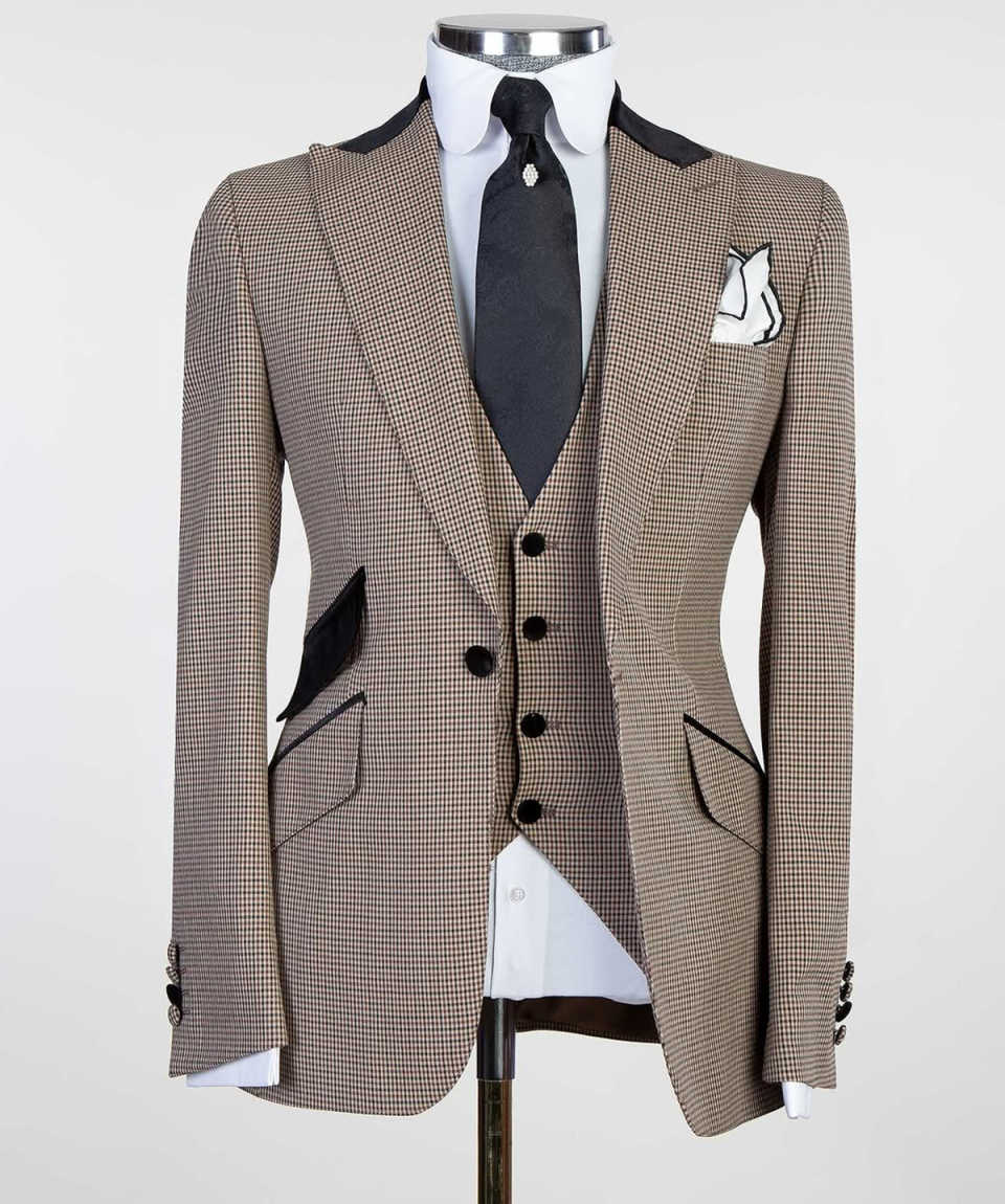 Classic Men Suit Wedding Men's Suit Party Suit Business 2-PCS Coat Vest Slim Tailor-Made Groom Groomsman Formal Occasions Size Customized M251021