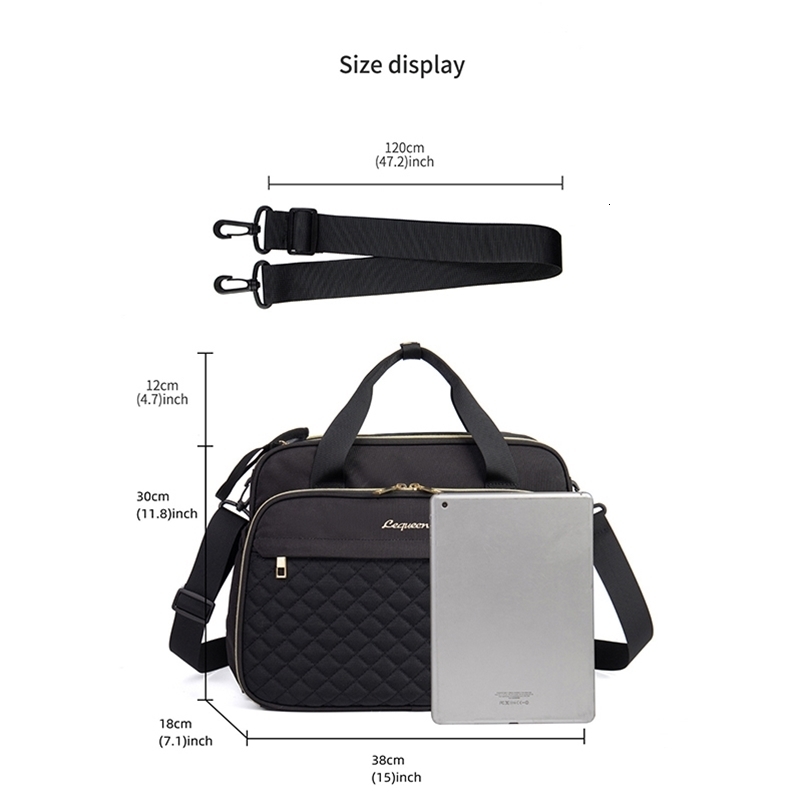 LEQUEEN Mommy Diaper Capacity Bag for Mom Baby Stroller Bag Nappy Organizer Maternity Bags for Baby Mom Handbag 250407