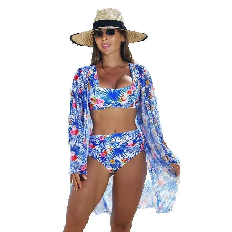 2025 elegant 3-piece women's two-piece set swimsuit bikini hanger