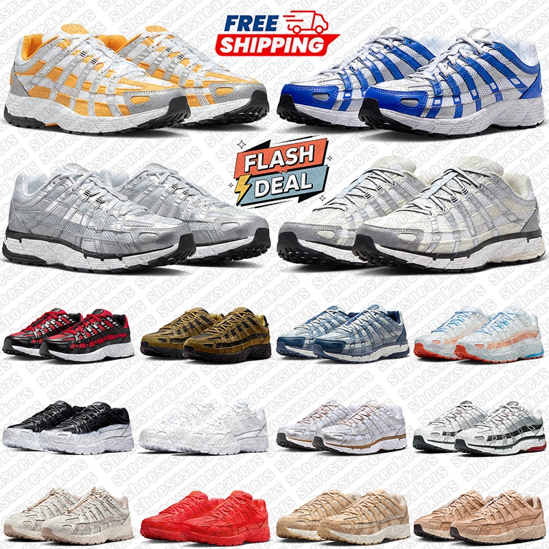 Designer Sneakers P6000 Casual Shoes Anthracite Grey Shadow grey Metallic Triple White Pink Blue Mens Womens Sneakers OutdoorTrainers