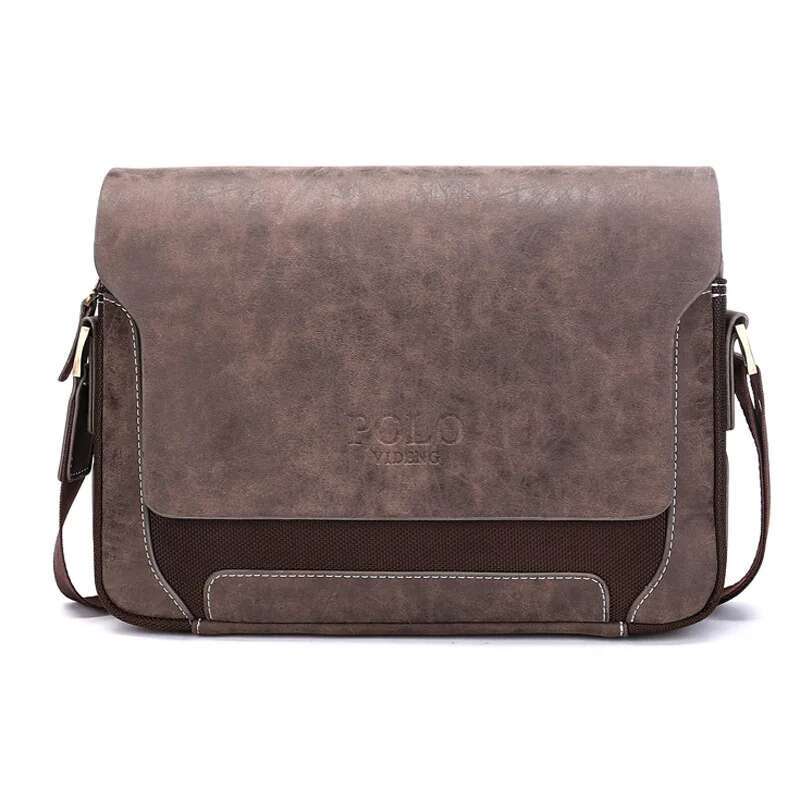 Men Boy Leather Shoulder Bag Husband Crossbody Designer Messenger Bags Pouch Brand Frosted Cowhide Men's Handbag
