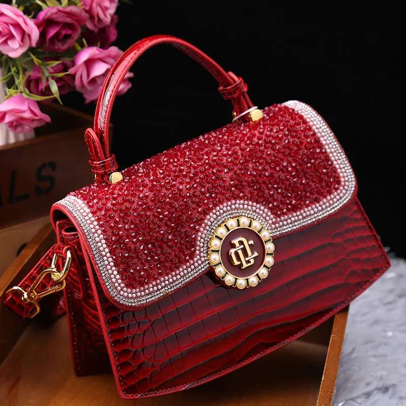 Crocodile Pattern Handbag Women Fashion Shoulder Bags Designer Famous Brand Leather Crossbody Bag Ladies Large Hand Bags