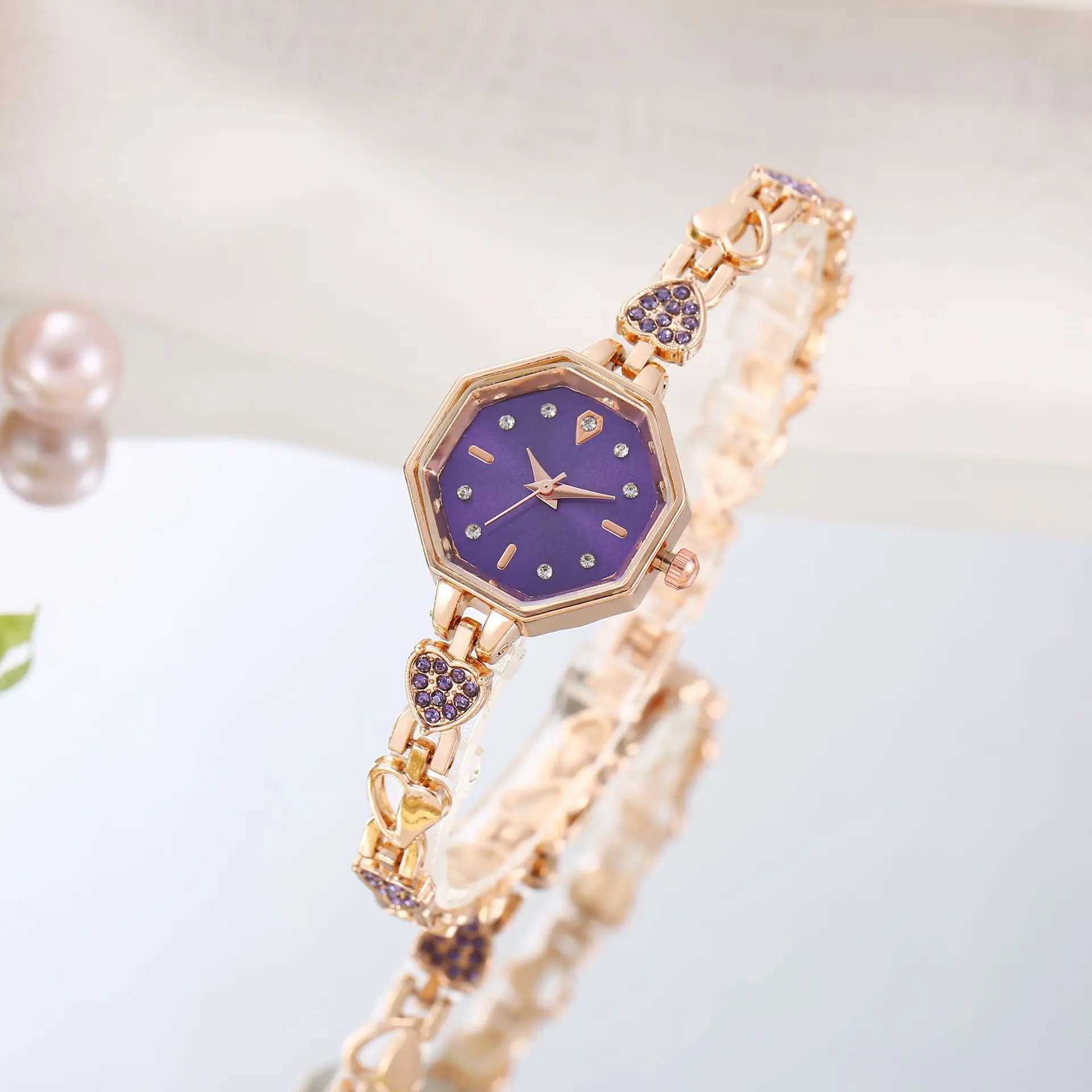 Fashionable luxury womens watch gold thin strap womens watch bracelet womens watch high-quality silver watch retro womens watchT250408