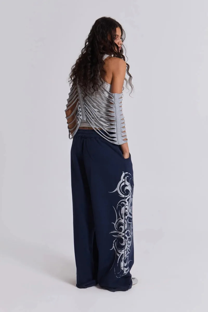 Streetwear Harajuku Fashion Oversized Printed Sweatpants Y2K Trend Pants Men and Women Vintage Comfortable Running Pants 251105