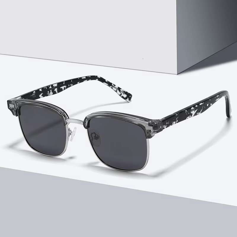 Comfortable New Design Tr90 Rice Nail Acetate Temple Men Women Shades Retro Sunglasses