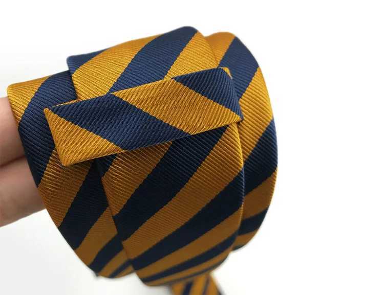 Wholes 8CM Mens Necktie Classic Ties For Man Wedding Business Party Polter Stripes Striped Jacquard Ascot Accessories X250407