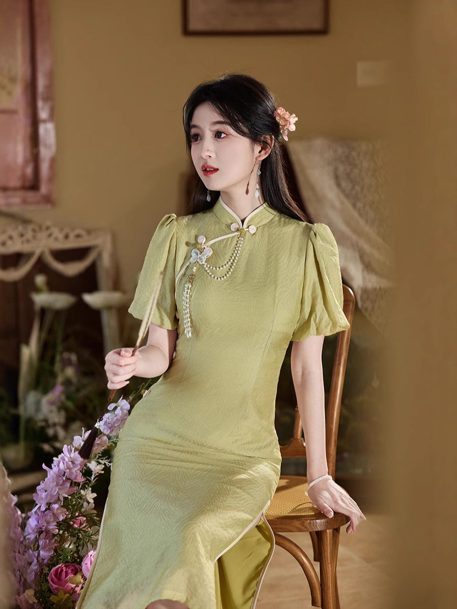 S36 New daily improved national style small new Chinese style women's clothing national style girl