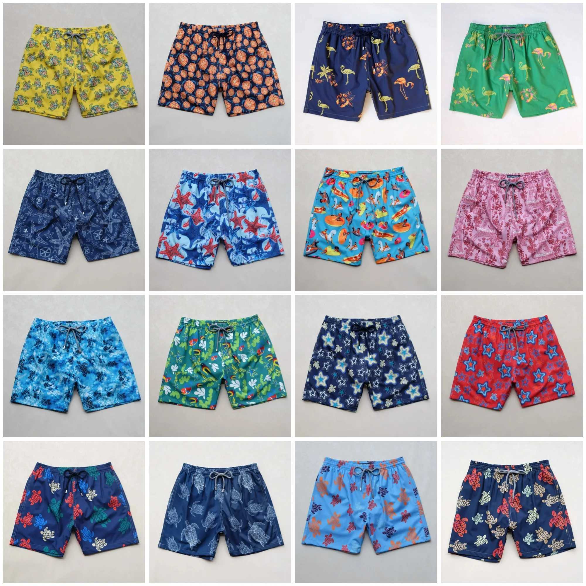 New fashion classic brand turtle swimming shorts beach shorts waterproof quick drying bathroom set casual diving surfboard shortsXJ250407