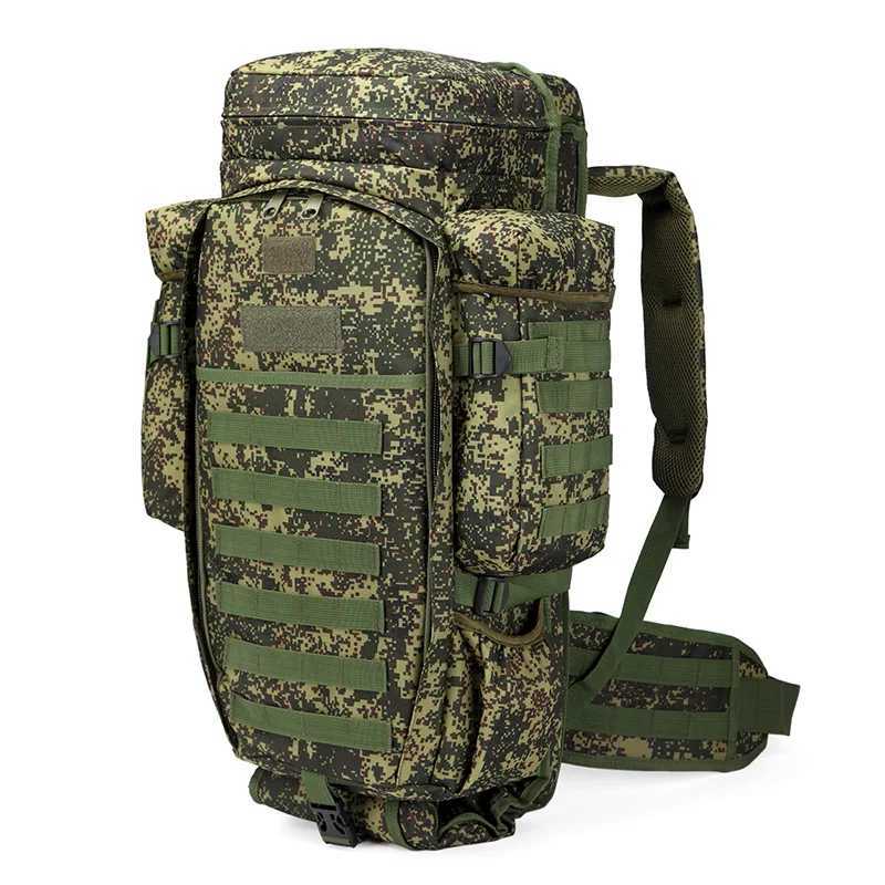 NEW 70L Tactical Backpack High Capacity for Men Outdoor Hiking Bag Sports Attack Hunting Camping Rucksack BagC250407