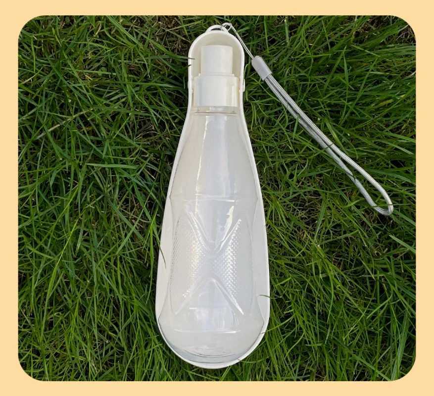 free shipping Refuse drink dirty The new went out with cup and squeezed a portable water bottle outside to walk the dog Y250407