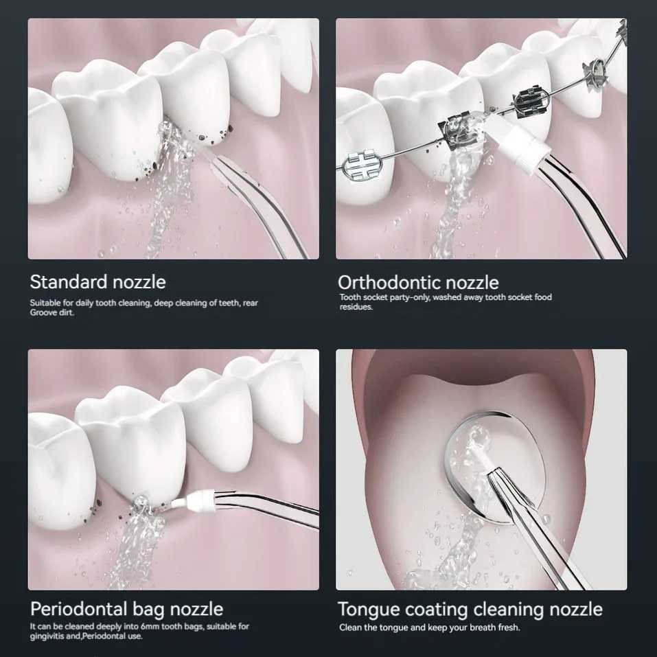 Household appliance flushing equipment convenient dental beauty equipment water flushing device dental calculus flushing device M250408