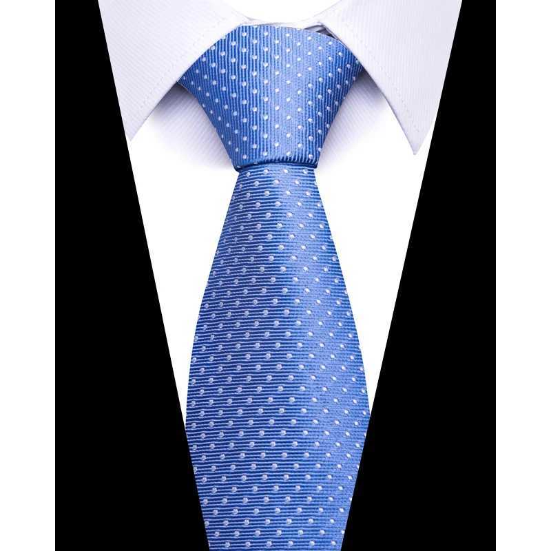 Tie For Men Gravatas Wholes Fashion 7.5 cm Luxury Necktie Dark Grey Wedding Accessories Dot Man Fit Workplace X250407