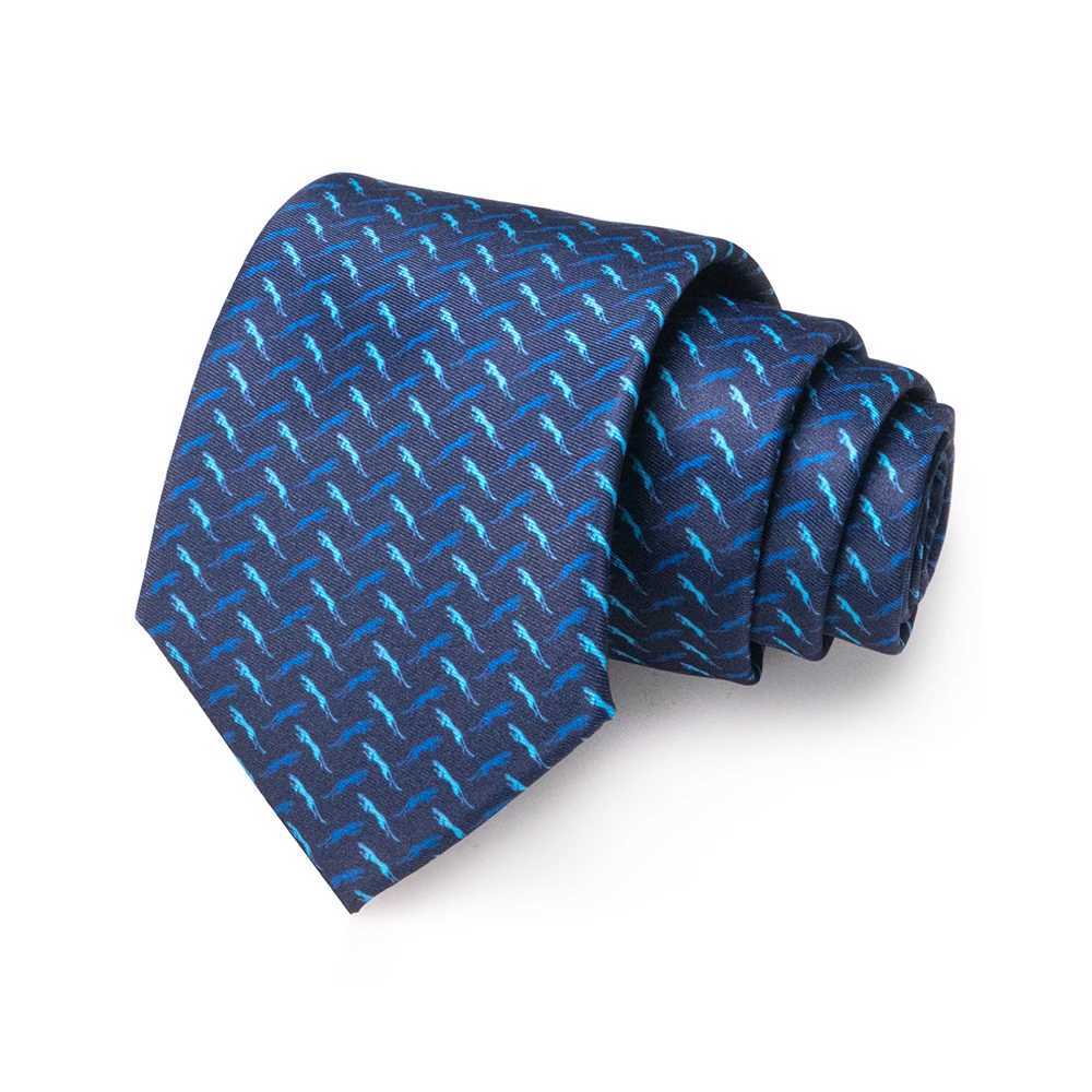 New Fashion Design 8cm Printed Patter Tie 100% Silk Necktie ties for men Business Wedding Party Gravatas Accessories Gift X250407