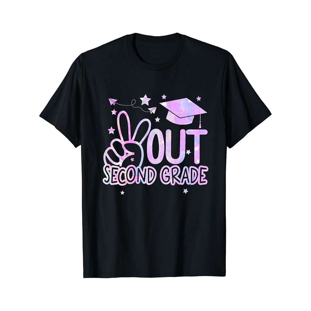 Designer T shirt Peace Out 4th Grade Last Day Of School Fourth Grade Teacher - 220g Tshits