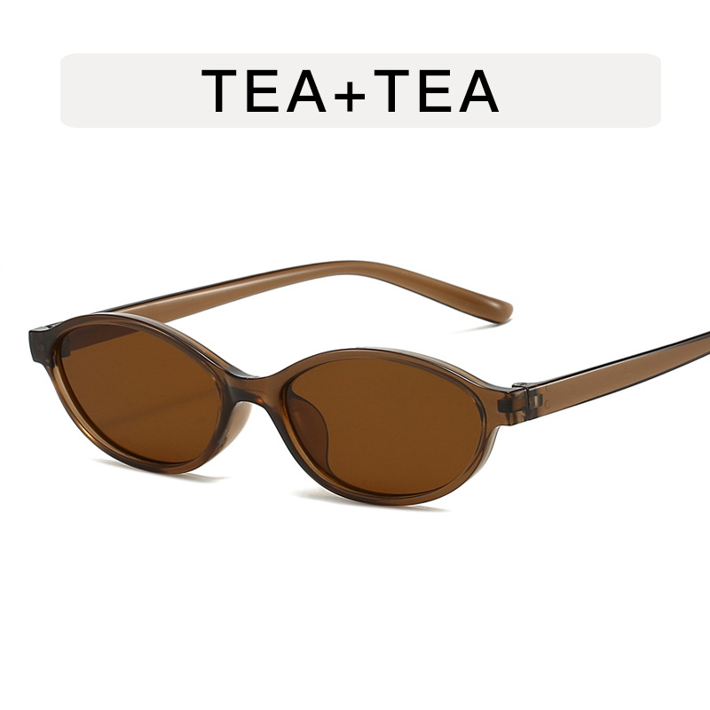 New free shipping designer glasses for womens sunglasses Summer new fashionable oval frame sunglasses for women