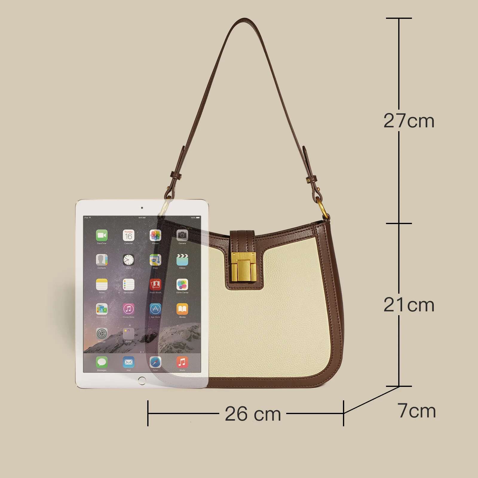 High Quality Simple Sg Bags Women's Designer Ladies Genuine Cowhide Leather Shoulder Handbags