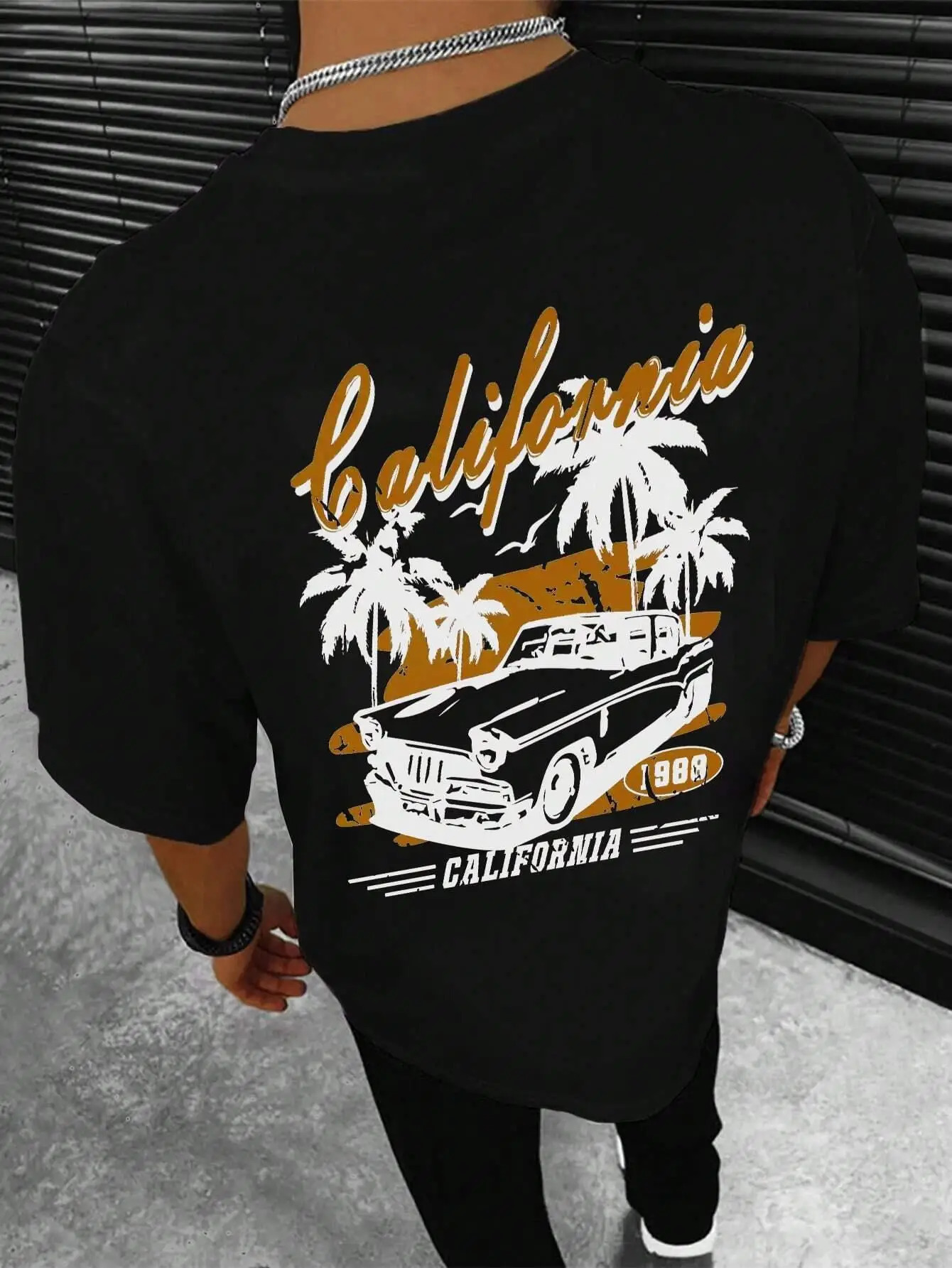 California Extreme Sports Racing Competition T-shirt Mens Fashion Cotton Summer T-shirt Hip Hop Extra Large Casual Top 250402