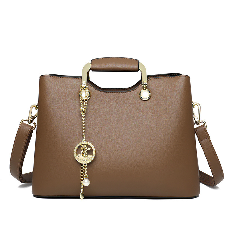 Luxury Design Bag Women's Fashion Large Capacity Handbag Middle-aged Mom Commuting To Work Crossbody Shoulder Bag