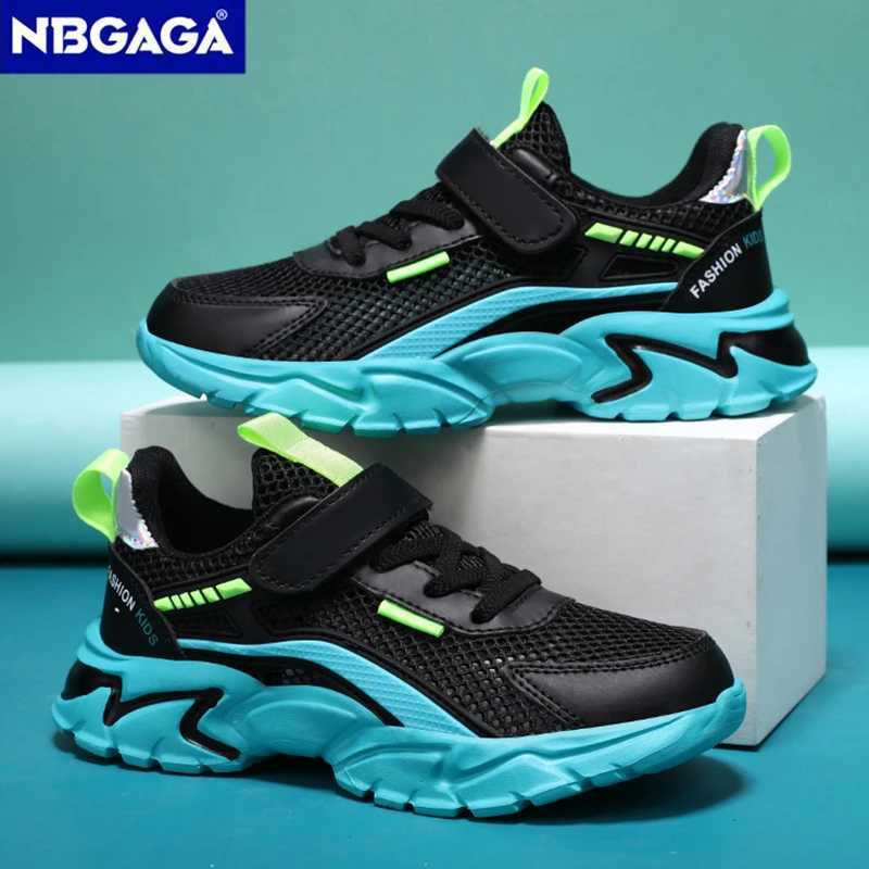 Lightweight childrens summer mesh breathable sports shoes non slip and comfortable childrens school walking and running shoes W250407