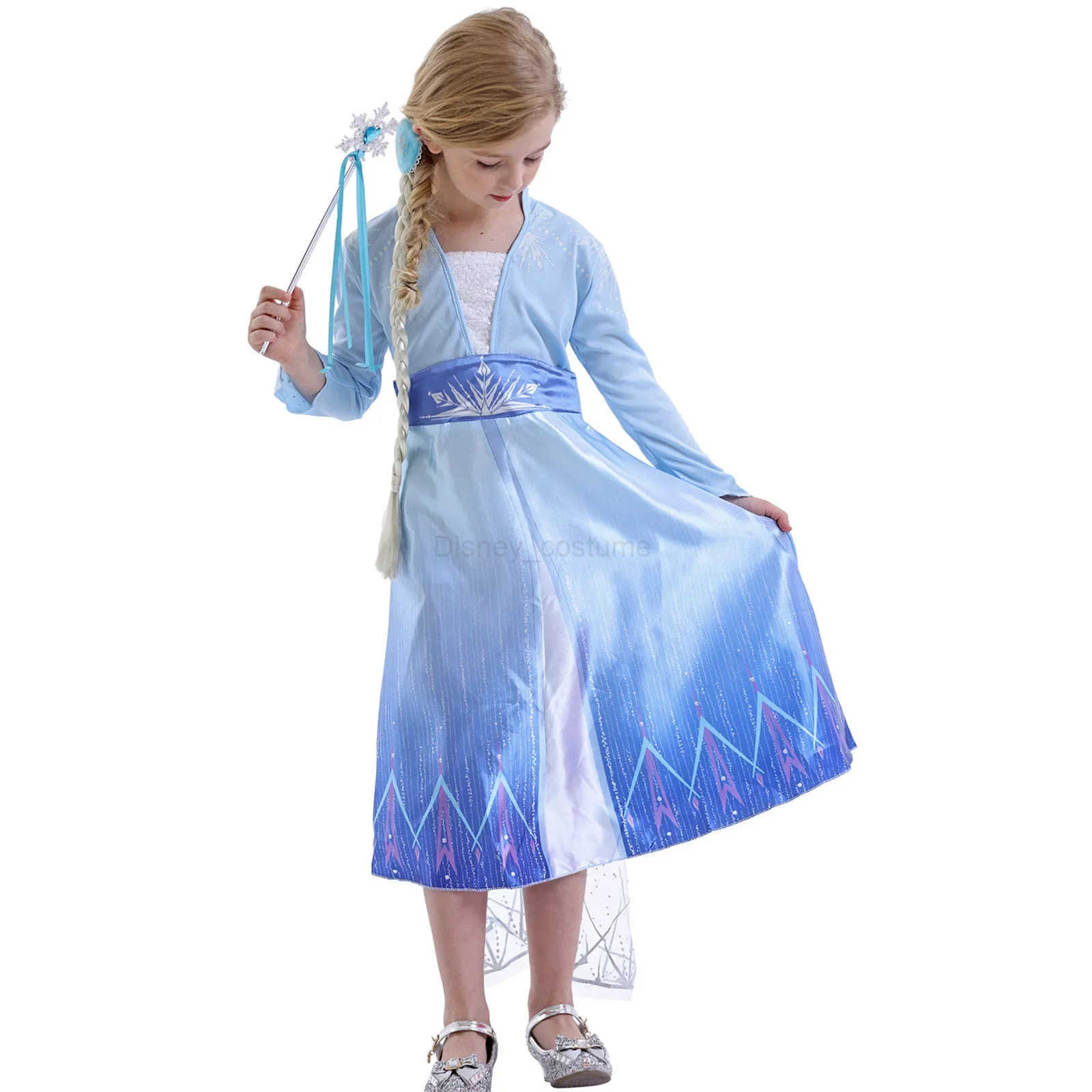 Disney Frozen Elsa Anna Princess Dress for Girls Sequined Mesh Ball Gown Carnival Clothes Kids Cosplay Snow Queen Frozen Costume X250408