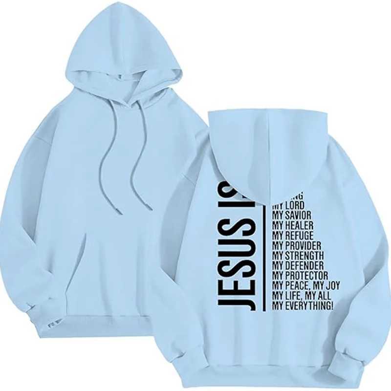 Jesus is my everything my God my Lord my Savior Christian mens hoodie W250408