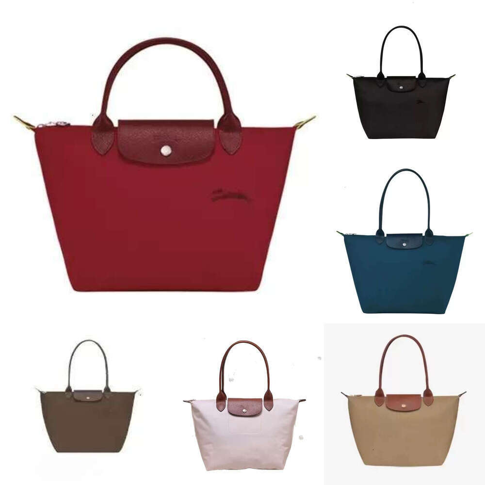 2025 fashion Designer longcnanpsBags Tote Bag Branded Handbag Laptop Beach Travel Nylon Shoulder Casual Canvas Mommy Shopping Big champes Capacity shoulder bag