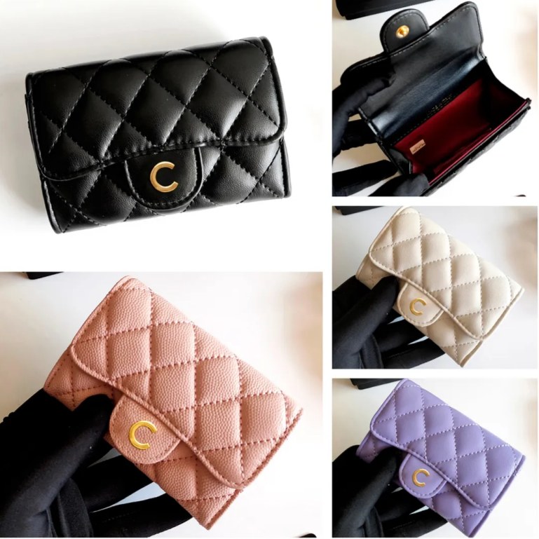 luxury mens designer wallet women card holder holders designer purse wallets keychain key pouch passport holders handbags Wallets & Holders