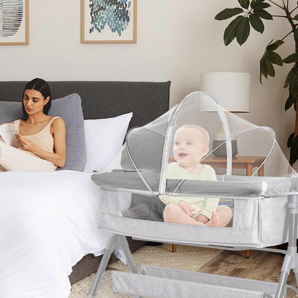 Baby mosquito net tent folding mosquito net Bassinet mosquito net cover used for baby crib to prevent cats/bugs 250408