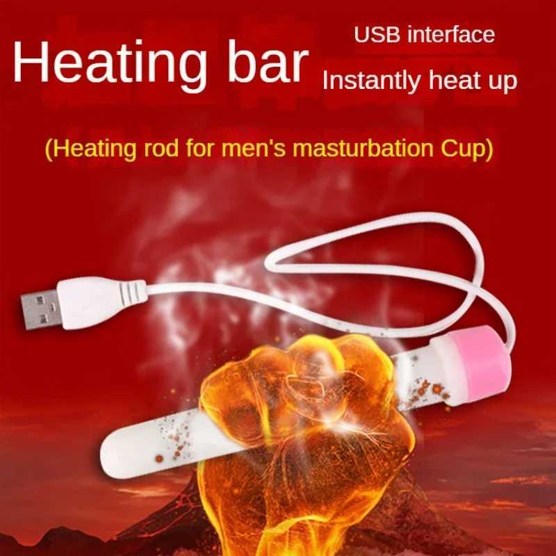 Universal USB heating rod vaginal heater torch sex toy mens masturbation cup heater anal heater adult productXJ250408
