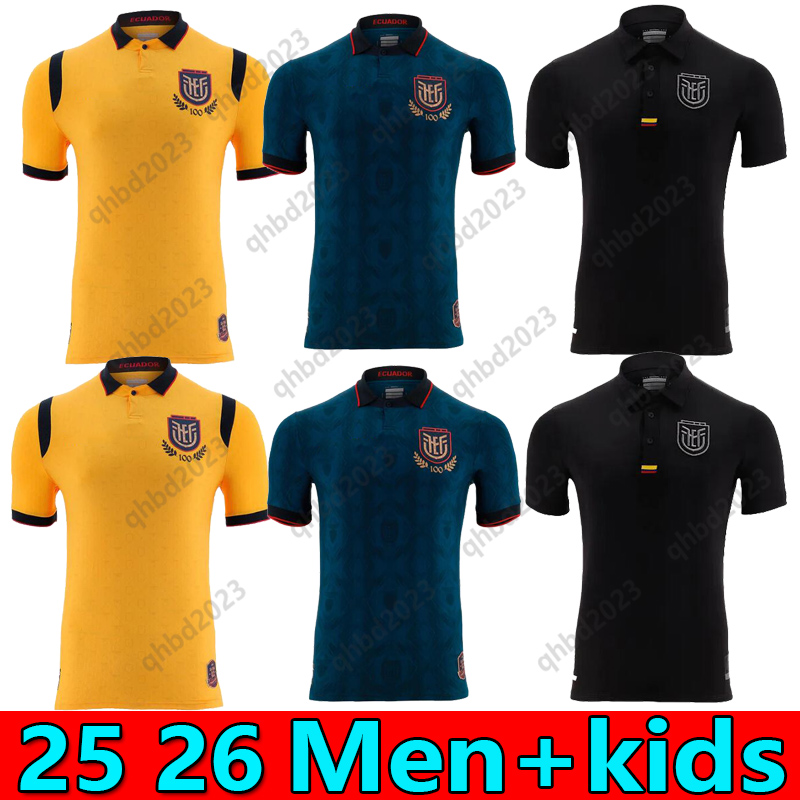 Ecuador 2025 Centenary soccer jerseys 100th Anniversary home away national team 25 26 IBARRA MENA PRECIADO high quality men kids kit football shirt uniform