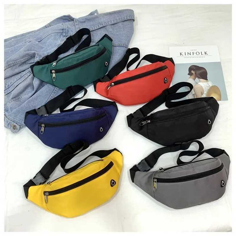 Travel womens mens waist bag casual function shoulder strap bag sports strap bag mobile phone money bag Fanny Hip Z250407