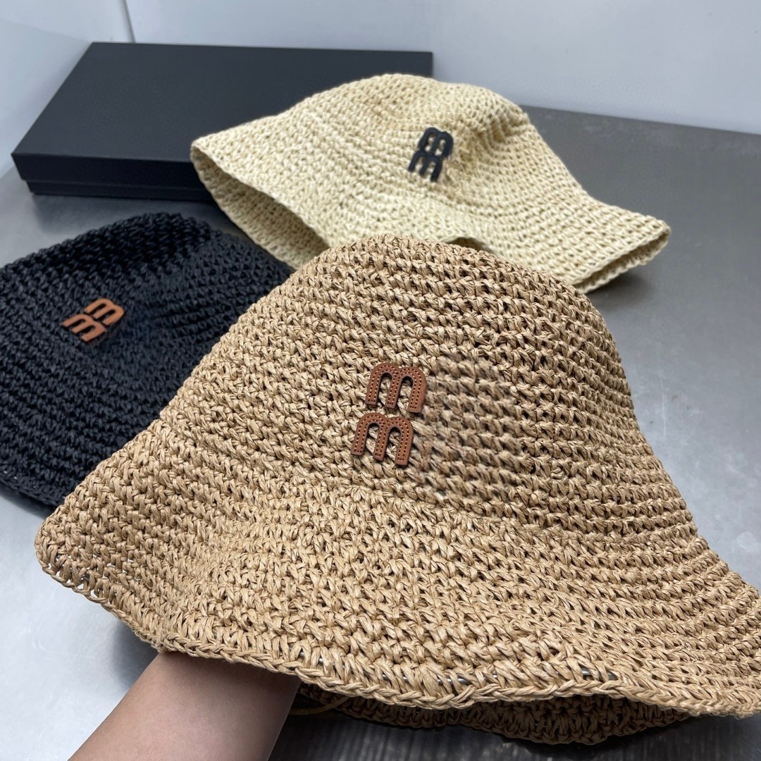 fashion straw hat designer bucket hat letter simple sun hat beach hat weave hats designers women designer hat for women prevent sun protection holiday hats