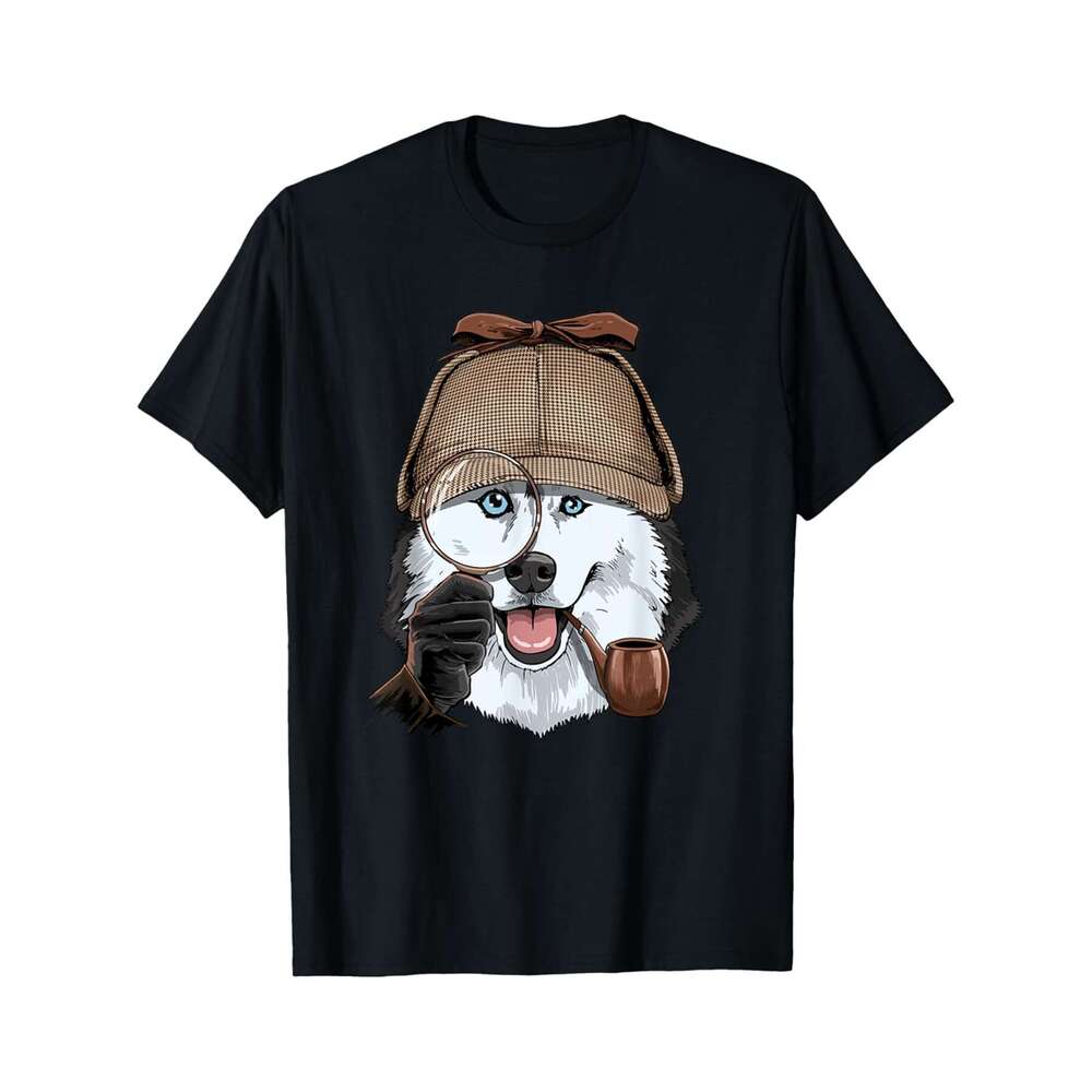Designer T shirt Siberian Husky Farmer Siberian Husky Dog Lover - 220g Tshits