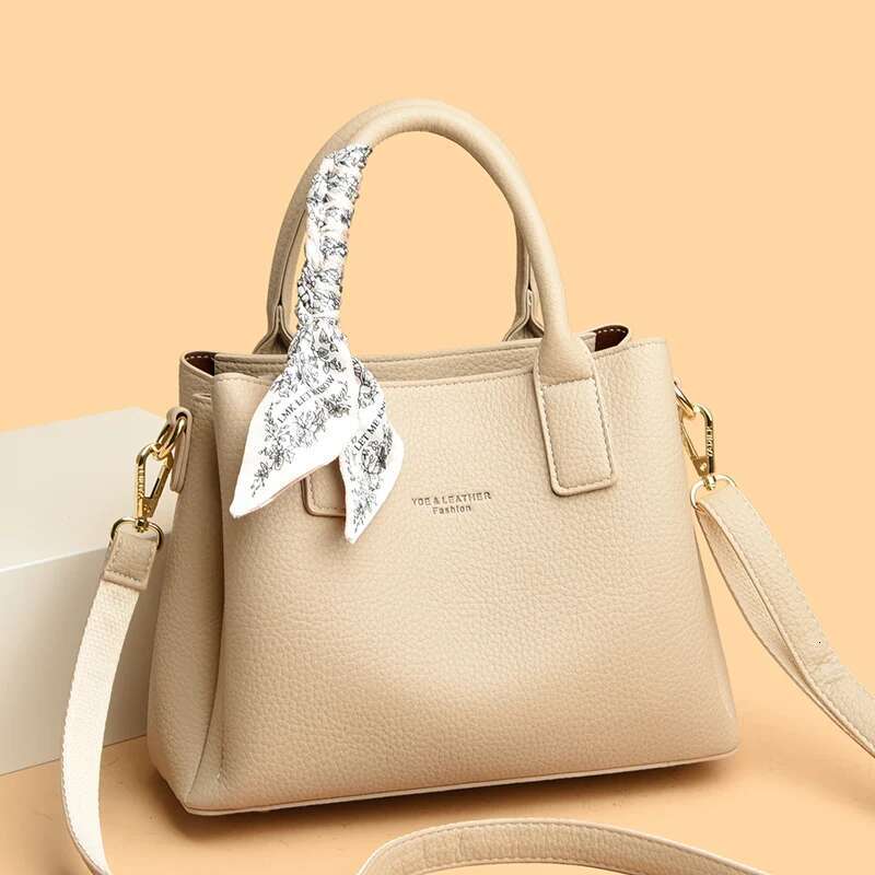 High Quality 3 Layers Soft Leather Ladies Crossbody For Women Bags Designer Shoulder Handbags 2024