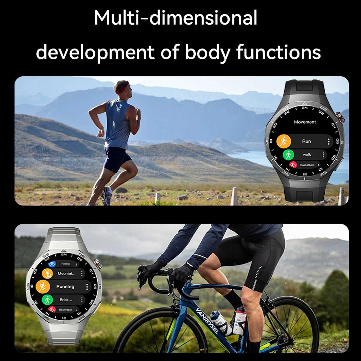 New GT5 Pro smartwatch 1.52 inch AMOLED Snoth call detection heart rate health monitoring watch for menXJ250408