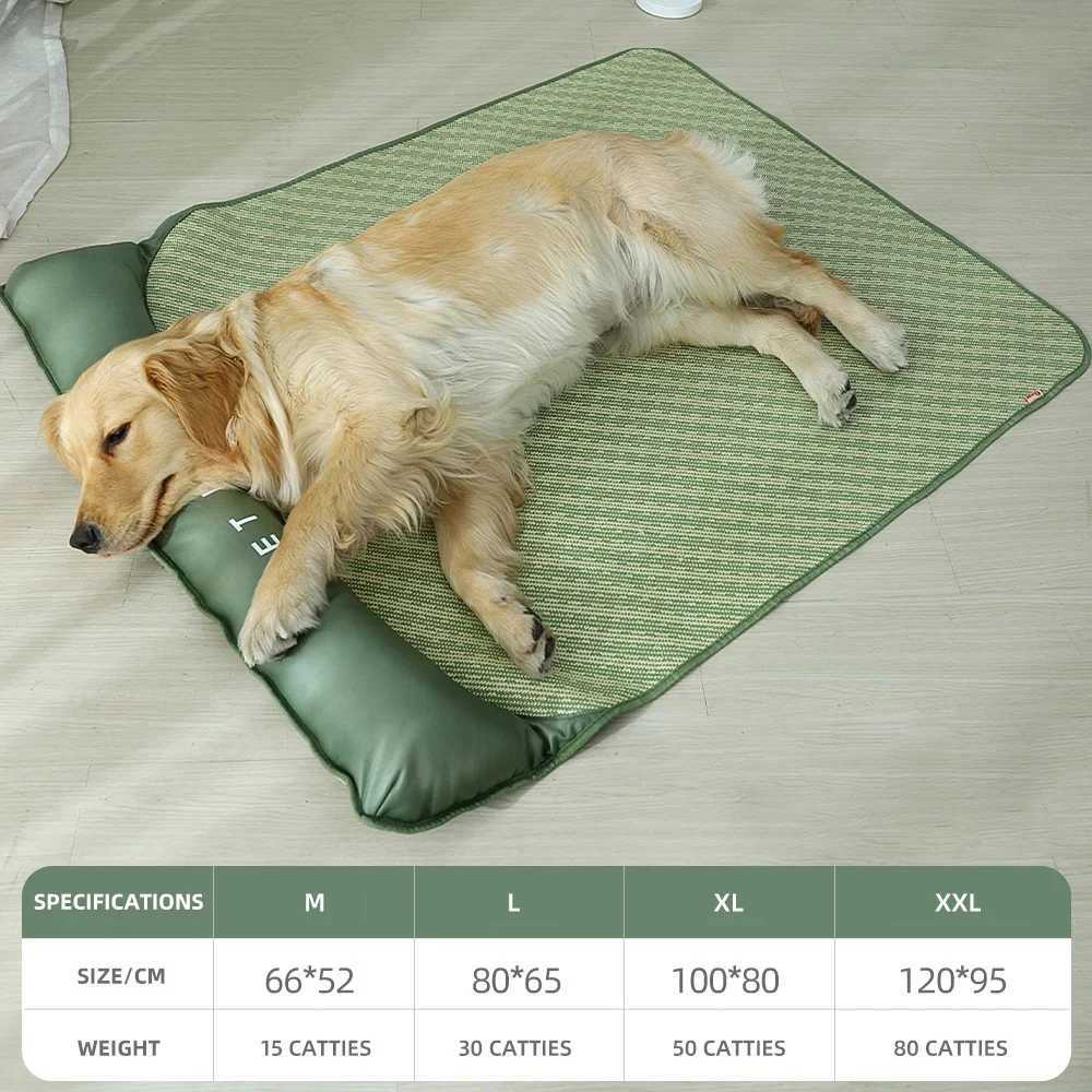 HOOPET summer dog bed cat cool pad breathable pet sleep ice pad for small medium and large dog and cat pet cooling pads Y250407