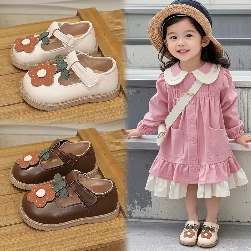 Baby Girls Spring Cartoon Pattern Princess Shoes Kids Sweet Hollow Breathable Casual Shoes Childrens Hundred Non-slip 21-30 250408