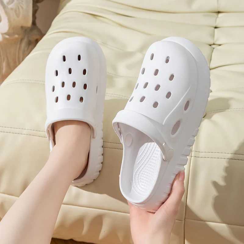 New Arrival Size 45 slider summer womens flat shoes EVA Clogs DIY cave shoes unisex fashion platform cave sandals couple beach slider T250407