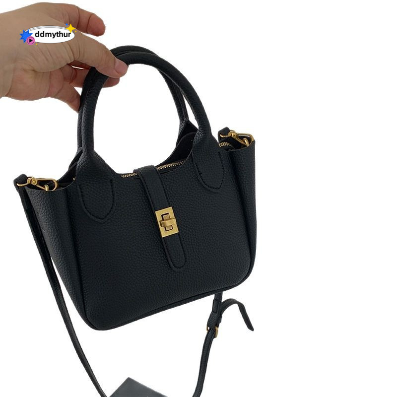 Women's 2025 new crossbody niche high-end handbag, spring fashion bucket bag, women's versatile bag