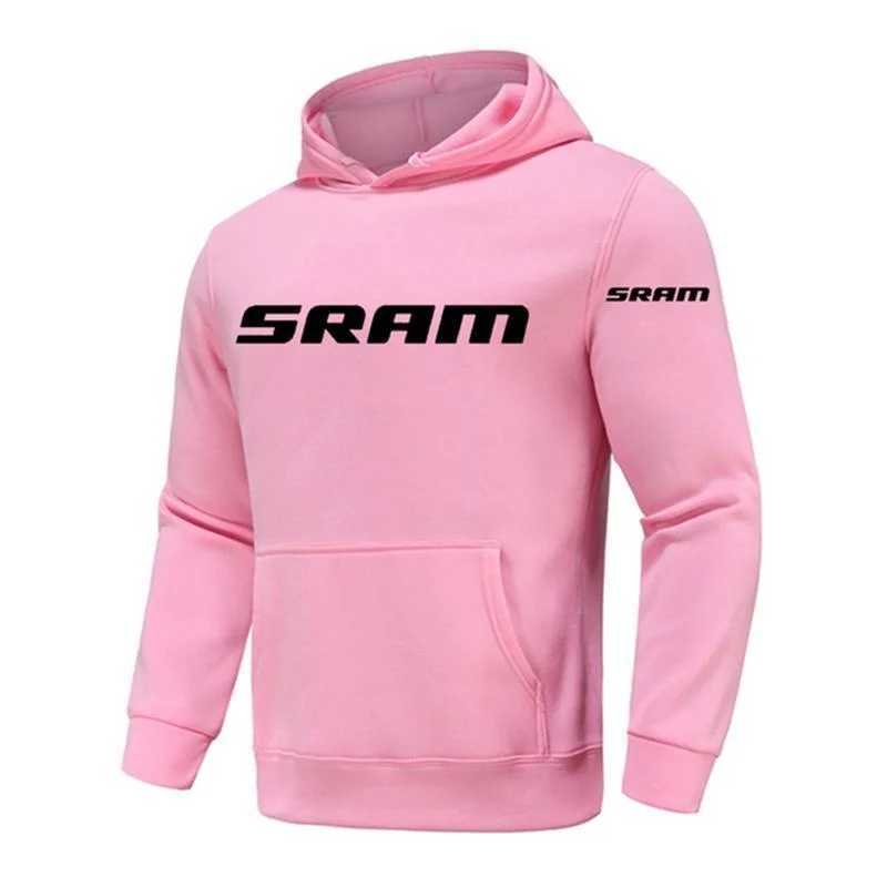 Mens fashionable pink hooded sweatshirt with long sleeved printed floral top casual pocket hooded sweatshirt unisex style loose outer sportswear W2504