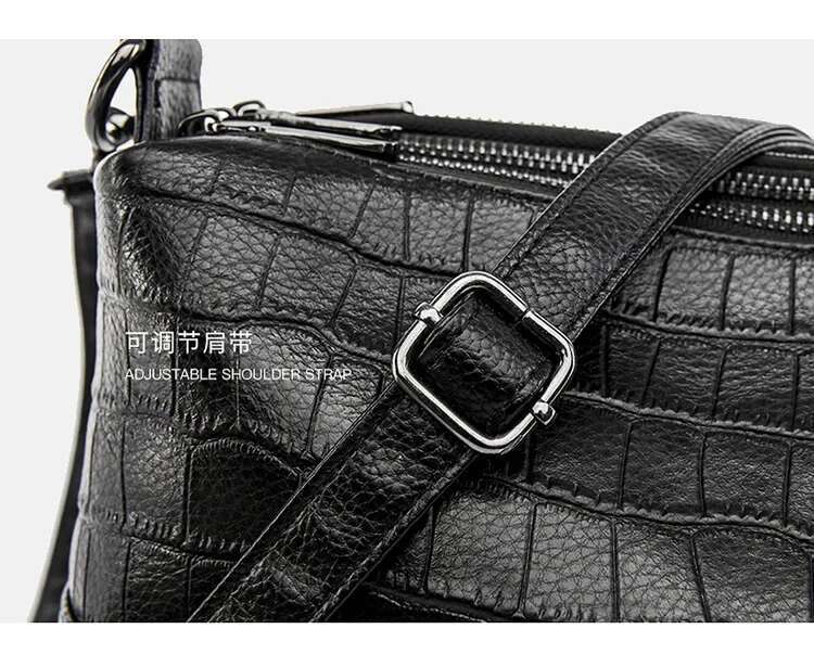 Genuine Multi-Compartment Large Capacity Hangbag,Versatile Soft Cow Leather Shoulder Crossbody Bag For Women
