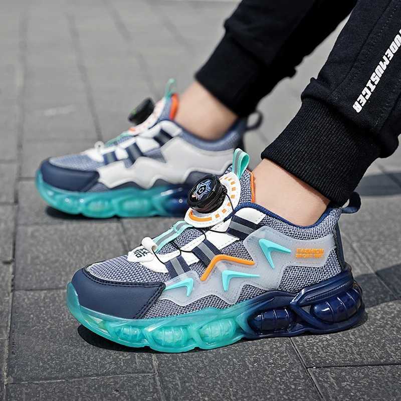 2025 New Childrens Fashion Sports Shoes Boys Running Casual Shoes Mesh Comfortable Outdoor Childrens Casual Tennis Lightweight Sports Shoes W250407