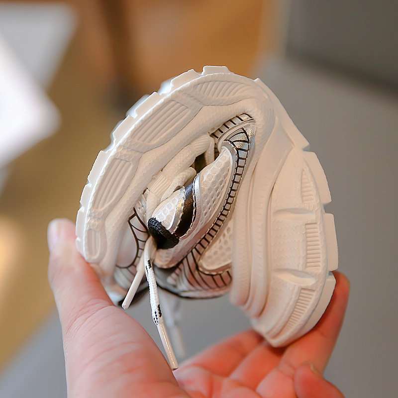 Children's Casual Shoes Spring AutumnToddler Sports Shoes for Boy Fashion Soft Kids Students Sneakers Girls School Mesh Trainers Size 26 - 37 K06