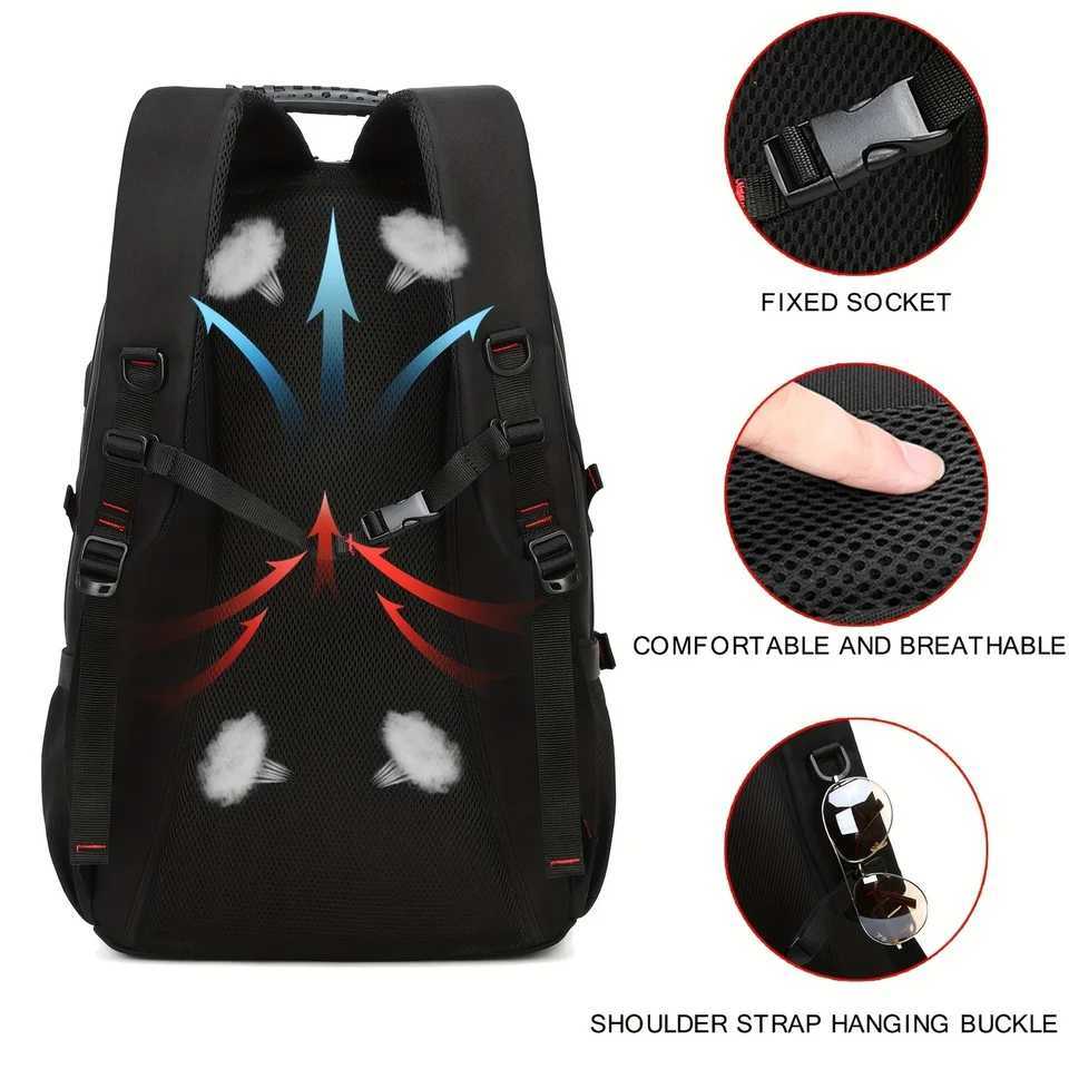 1pc Waterproof Hiking Camping Backpack Trekking Bag Oxford Cloth High Capacity Travel Backpack Outdoor Sport Mountaineering BagC250407